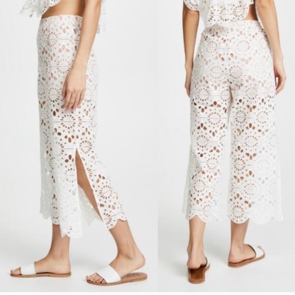 Red Carter White Deck Lace Pants Size S - Picture 2 of 7